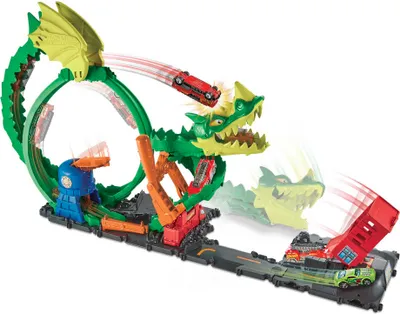 Produktbild von Hot Wheels City Dračí útok na hasičárnu