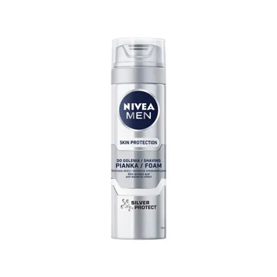 Zdjęcie produktu dla NIVEA Pianka do golenia SILVER PROTECT 200 ml
