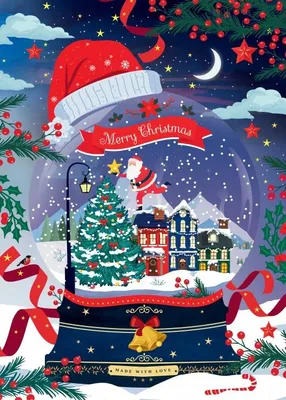 Image de Pieces & Peace - Puzzle de Noël « Le village enneigé du Père Noël » - 500 pièces
