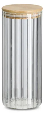 Immagine prodotto di Vaso con coperchio in bambù GROOVES, 1100 ml