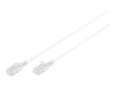 Produktbild von DIGITUS CAT 6 U/UTP Slim Patchkabel, 1m, grau