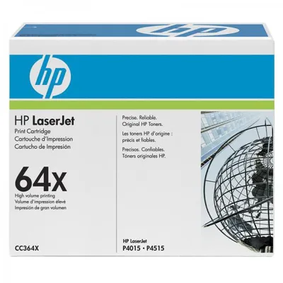 Produktbild von HP 64X - Hohe Ergiebigkeit - Schwarz - original - LaserJet - Tonerpatrone (CC364X)