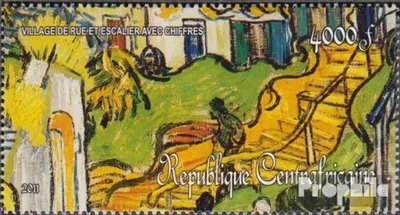 Produktbild von Briefmarken Zentralafrikanische Republik 2011 Mi 3511 (kompl.Ausg.) postfrisch Gemälde von van Gogh