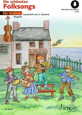 Produktbild von Die schönsten Folksongs - 1-2 Violinen.