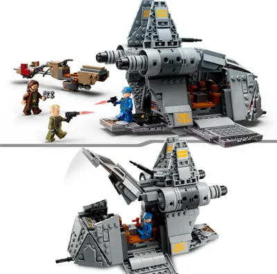 Produktbild von LEGO 75338 Star Wars Überfall auf Ferrix, mit Mobilem Tac-Pod, Speeder Bike und 3 Minifiguren, baubares Andor-Fahrzeug-Spielset