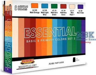 Imagen del producto de LIFECOLOR LC-CSES01, Set Esencial 01, Set de colores básicos