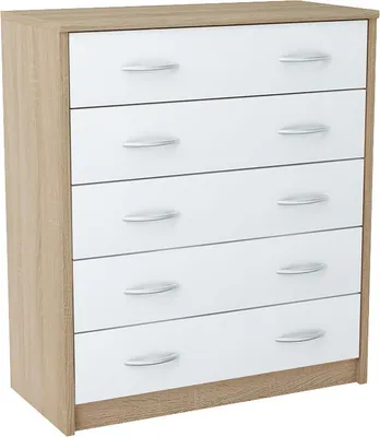 Immagine prodotto di Cassettiera IBOJA – rovere sonoma / bianco