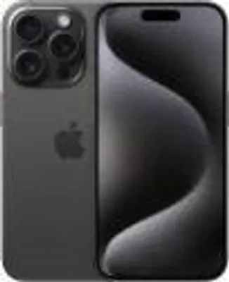 Produktbild von Apple iPhone 15 Pro , 15,5 cm (6.1"), 2556 x 1179 Pixel, 128 GB, 48 MP, iOS 17, Titan, Schwarz