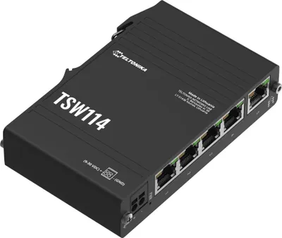 Image de Teltonika TSW114000000 switch réseau Gigabit Ethernet (10/100/1000) non géré Noir