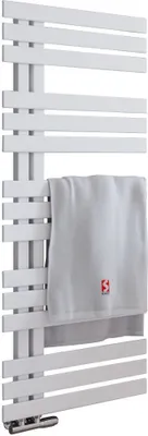 Produktbild von Schulte Heizkörper Emma, 123,6 x 50 cm, Mittelanschluss seitlich versetzt, Alpinweiß, für Zentralheizung, ohne Thermostat/Heizstab