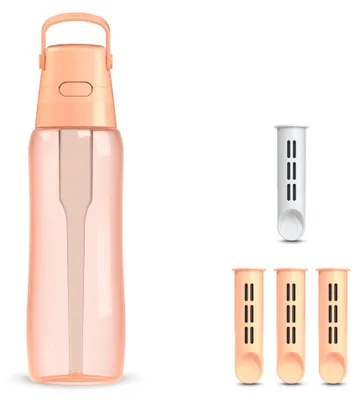 Zdjęcie produktu dla Dafi Butelka filtrująca SOLID 0,7 l peach fuzz barwiona z 4 wkładami