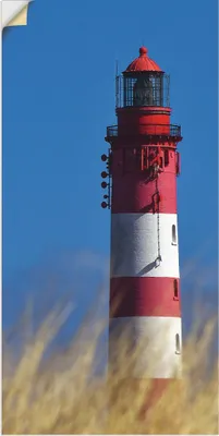 Produktbild von ARTland Wandbild, selbstklebend Amrumer Leuchtturm Größe: 20x40 cm