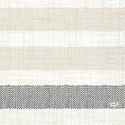 Zdjęcie produktu dla Duni Rigato Czarne serwetki bibułkowe 33x33cm 50 szt