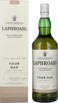 Produktbild von Laphroaig FOUR OAK 40% Vol. 1l in Geschenkbox