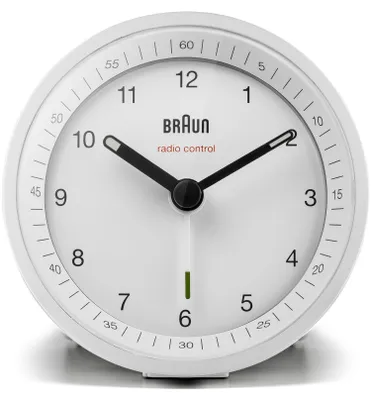 Produktbild von Braun BC07W-DCF Funkwecker Uhr Unisex  Alarm weiß