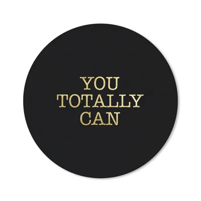 Produktbild von MuchoWow® Mauspad Mousepad Selbstvertrauen - Gold - Schwarz 30x30 cm - Mousepads - Maus Mat - Pad - Mausunterlage - Tischunterlage - Schreibtischmatten