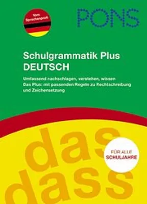 Produktbild von PONS Schulgramm. Plus Deutsch