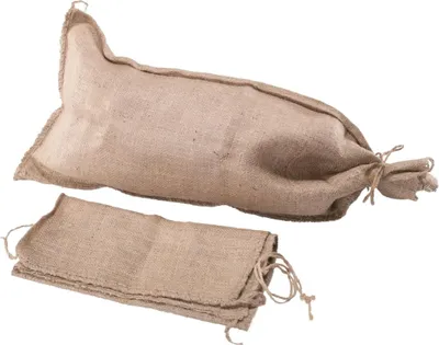 Produktbild von Masys Jute-Sandsack 60 x 30 cm natur 2 Stück mit Band zum verschließen