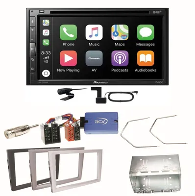 Produktbild von Pioneer AVH-Z5200DAB Android Auto Einbauset für Opel Vectra C Signum Corsa Combo