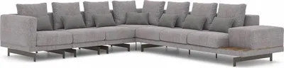 Produktbild von Ecksofa L-Form Wohnzimmer Einrichtung Designer Textil Sofa Modern Garnitur