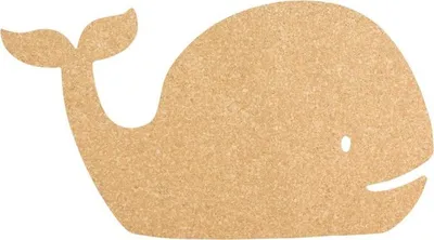 Produktbild von Securit Korktafel SILHOUETTE "Wal" aus Vollkork