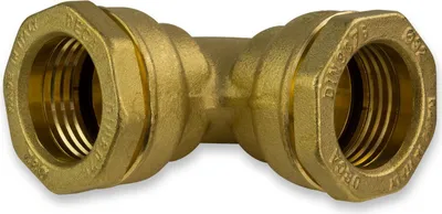 Zdjęcie produktu dla Złączka mosiężna Kolanko 20 mm kąt rury PE