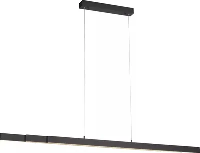 Produktbild von JUST LIGHT LED Pendellampe LUZI ausziehbar,höhenverstellbar, Lichtfarbe warmweiß anthrazit Wohnzimmer, Esszimmer, Küche