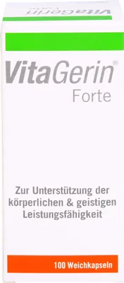 Image de VitaGerin Forte gélules molles pour soutenir les performances physiques et mentales, 100 gélules