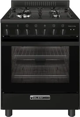 Image de Glem Gas SA66TMBK four et cuisinière A Electrique Gaz Noir