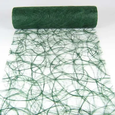 Produktbild von 25m Sizoweb® 30cm/300mm Tischband Tischläufer Tischdeko Dekoration Faserseide, Farbe:olivgrün