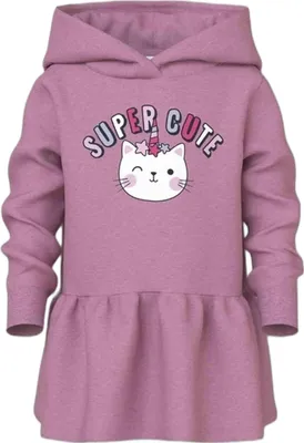 Obrázek produktu pro Mikina s kapucí Name It 13235114-MAUVE pro Dětské