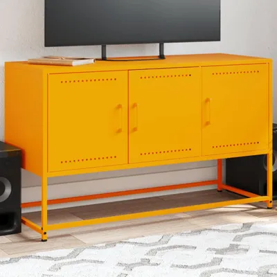 Immagine prodotto di Mobile TV giallo senape 100,5x39x60,5 cm acciaio