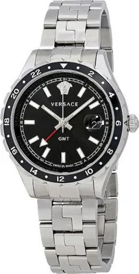 Produktbild von Versace Herren Uni Uhr Armbanduhr Edelstahl Hellenyium GMT V11100017