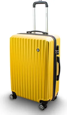 Produktbild von Barut Trolley Hartschalen Koffer Hartschalenkoffer Hardcase Größe L - Modell General (Gelb) MS-17248