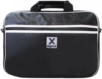 Image de Sacoche pour ordinateur portable en nylon 15,6 pouces, noir
