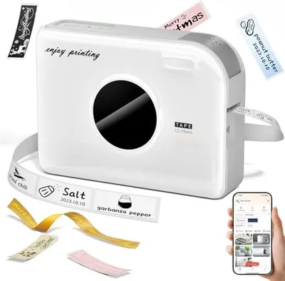 Produktbild von PHOMEMO A30 Label Drucker, tragbarer Hersteller Bluetooth, Beschriftungsgerät, selbstklebender, kompatibler Telefon und PC, Thermaltransferdrucker Hom