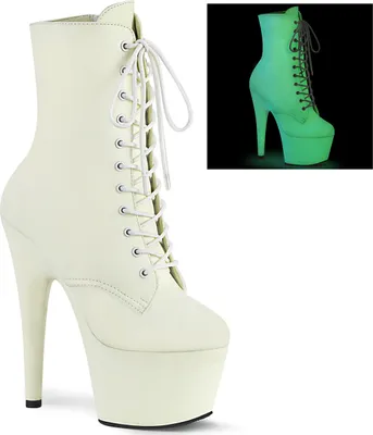 Produktbild von ADORE-1020GD Damen Booties von Pleaser, Weiß EU 38, US 8