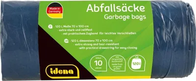 Produktbild von Idena Zugbandsäcke 120l 4064997500567