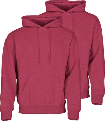 Produktbild von Fruit of the Loom Classic Kapuzen-Sweat Farbe: vintage rot meliert Größe: M