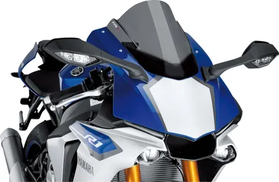 Produktbild von Puig Z-Racer Scheibe - Verbesserter Windschutz für Oberkörper und Helm