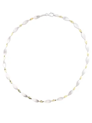 Produktbild von MIAMAR 1166873 Damen Kette Sterling-Silber 925 Bicolor Gold 45 cm