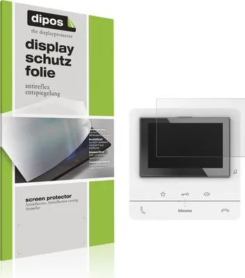 Produktbild von 2x Schutzfolie für Bticino 344672 matt Displayschutzfolie Folie Display Schutz dipos