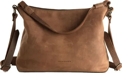 Produktbild von HAROLD'S Leder Schultertasche Antic Pouch Nature braun