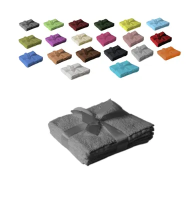 Produktbild von Handtuch Spar Set Baumwolle 500 g/m² Anthrazit 12 x Seiftuch 30 x 30 cm