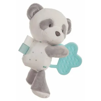Produktbild von Plüschtier 20 cm Beißring Pandaknochen