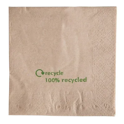 Image de Serviettes de table Swantex Kraft 33x33cm 2 plis (2000 pièces)