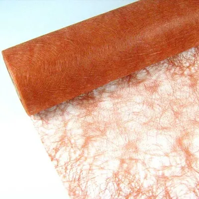 Produktbild von 25m Sizoflor ® Original Tischband Tischläufer Tischdeko Faserseide 30cm / 300mm, Farbe:terracotta