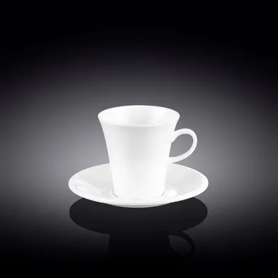 Zdjęcie produktu dla Zestaw 2 filiżanek do kawy z spodkami Wilmax, 160 ml, WL-993005/2C