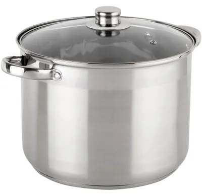 Produktbild von Edelstahl Topf 10L Gastro Induktion mit Deckel
