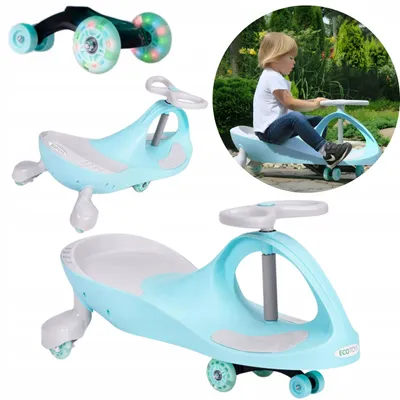 Produktbild von Ecotoys Schwerkraft-Fahrzeug Kinder Laufrad mit LED-Rädern